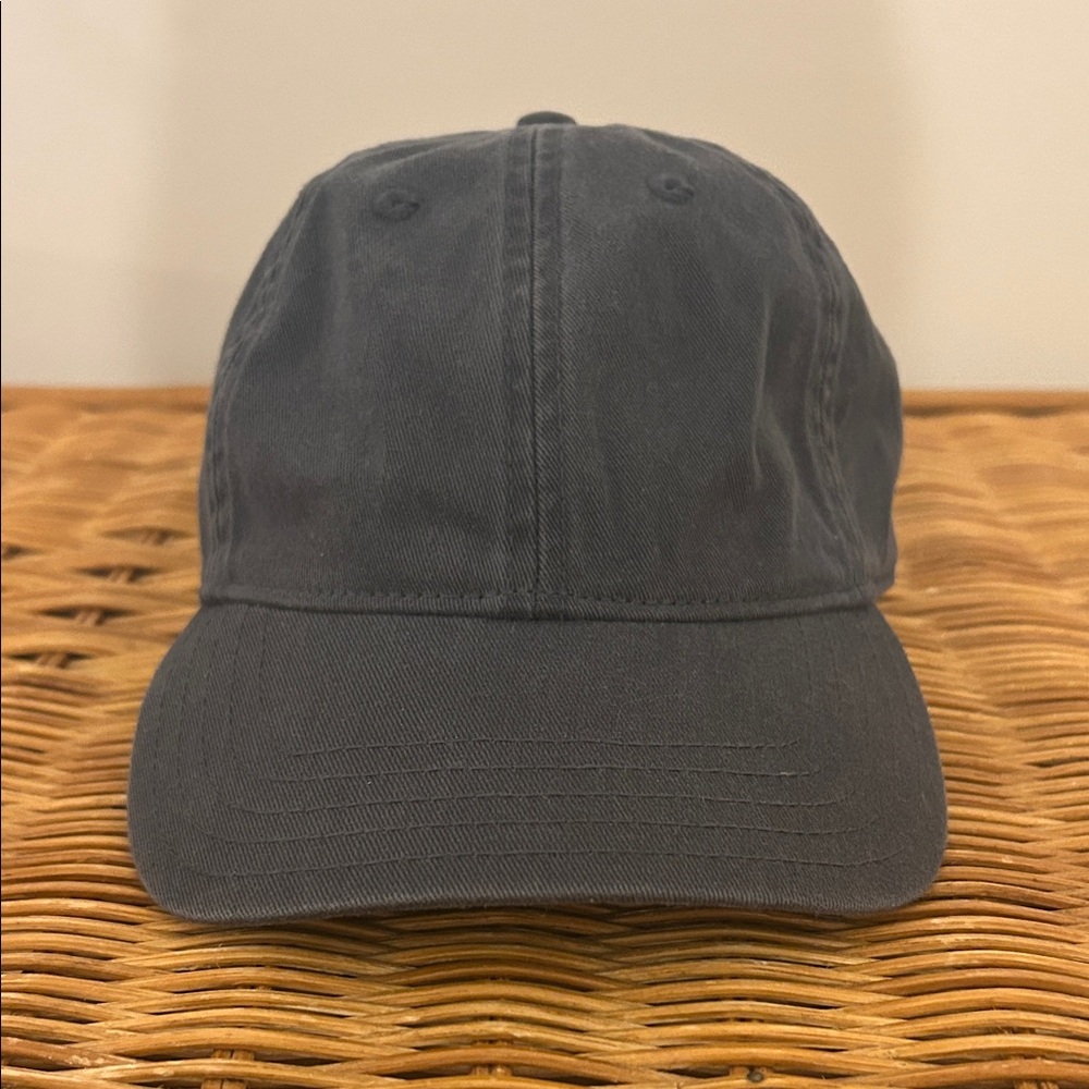Madewell cotton baseball hat in washed blue